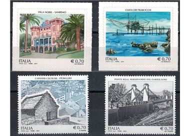 ITALY 2014 Artistic Heritage 4v MNH**
