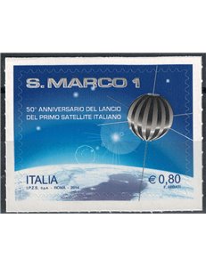ITALY 2014 Satellite San Marco 1 MNH**