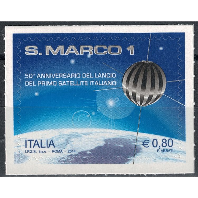 ITALY 2014 Satellite San Marco 1 MNH**