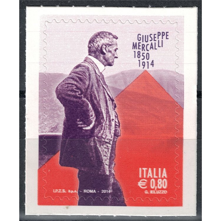 ITALIA 2014 Giuseppe Mercalli MNH**