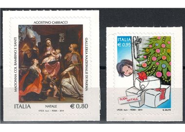 ITALY 2014 Christmas 2v MNH**