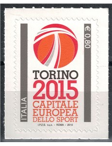ITALIA 2015 Torino capitale dello sport MNH**