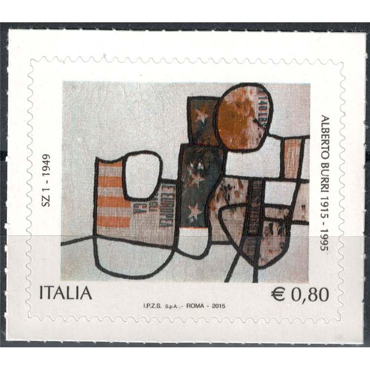 ITALIA 2015 Alberto Burri MNH**