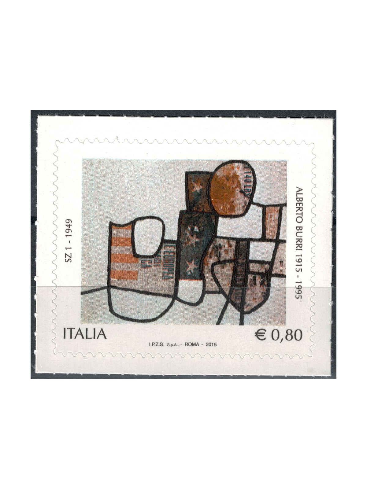 ITALY 2015 Alberto Burri MNH**