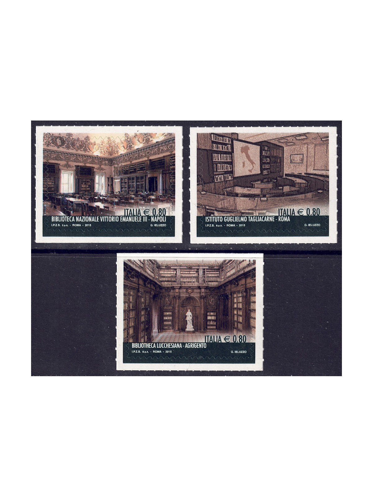 ITALIA 2015 Eccellenze del sapere 3v MNH**