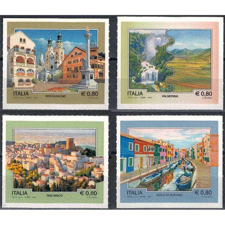 ITALY 2015 Tourism 4v MNH**