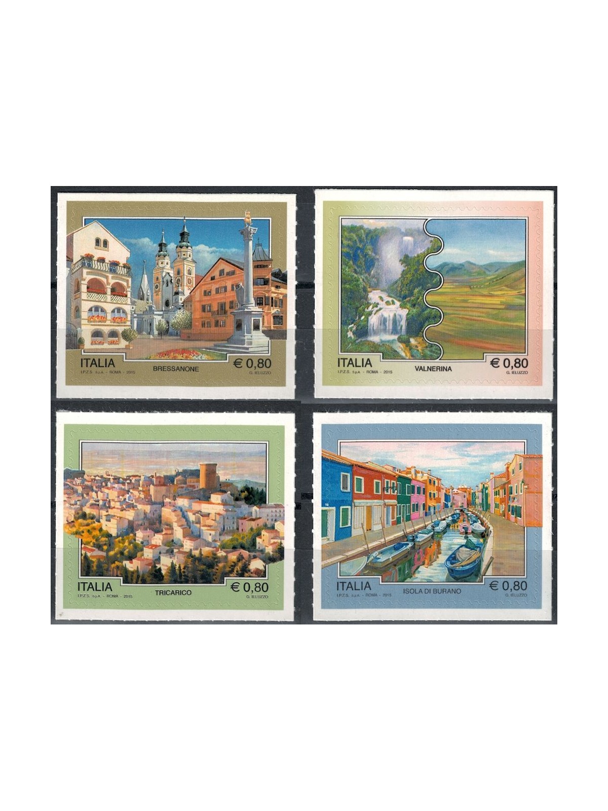 ITALY 2015 Tourism 4v MNH**