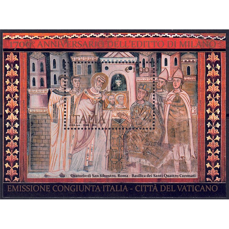 ITALY 2013 Edict of Milan s/s MNH**