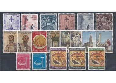 VATICANO 1967 Annata Completa 19v MNH**