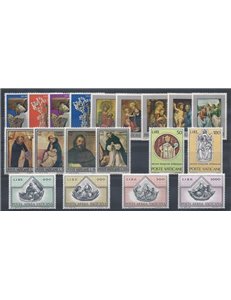 VATICAN 1971 Complete Year 19v MNH**