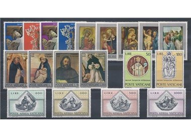 VATICAN 1971 Complete Year 19v MNH**