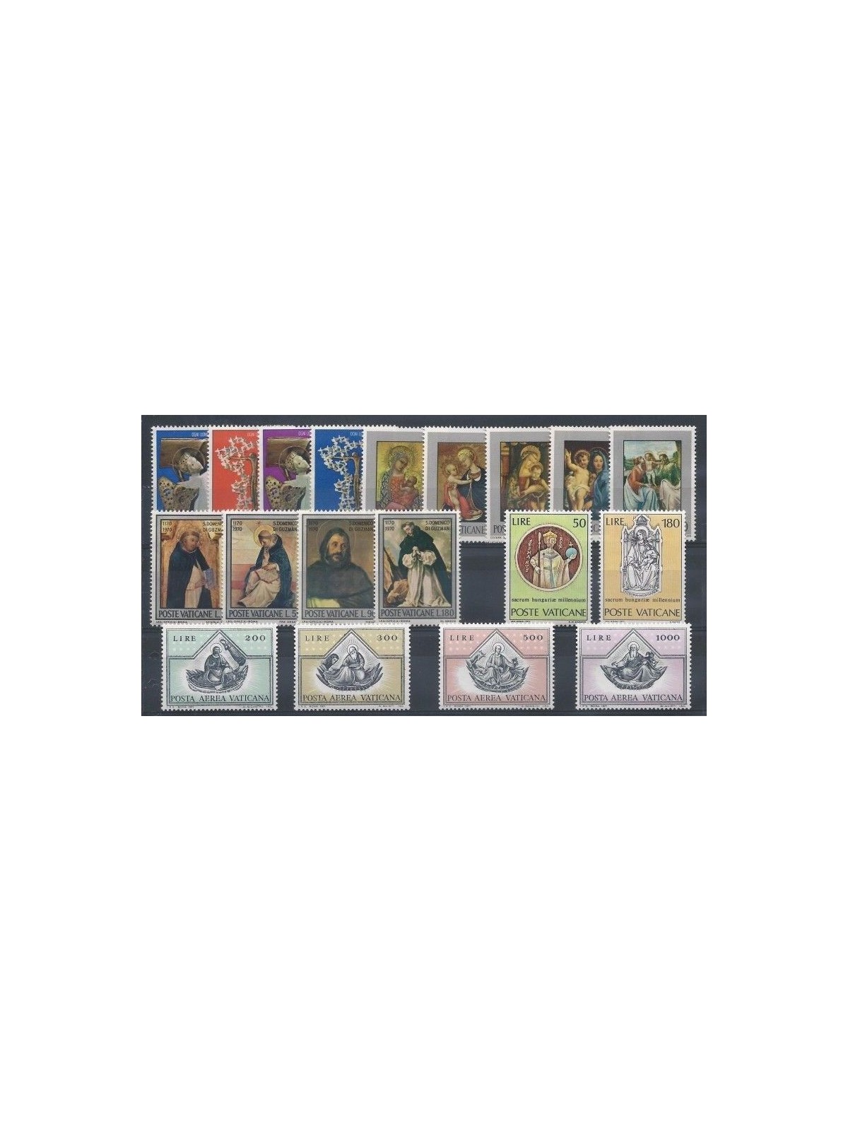 VATICAN 1971 Complete Year 19v MNH**