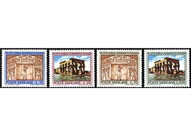 VATICAN 1964 Monuments of Nubia 4v MNH**