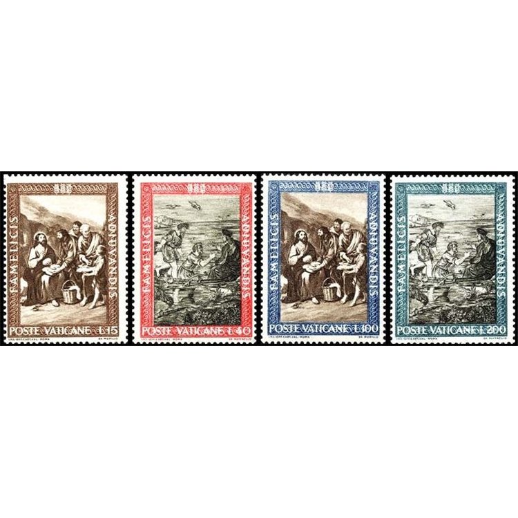 VATICAN 1963 World Campaign Against Hunger 4v MNH**