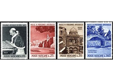 VATICANO 1964 Pellegrinaggio di Paolo VI 4v MNH**