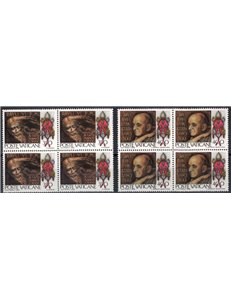 VATICAN 1978 Birthday of Paul VI in block of four 2v MNH**