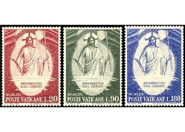 VATICANO 1969 Pasqua 3v MNH**