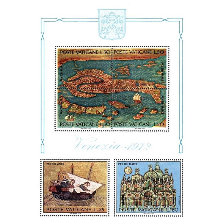 VATICAN 1972 Save Venice s/s MNH**