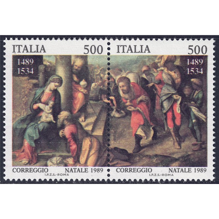ITALY 1989 Christmas 2v MNH**