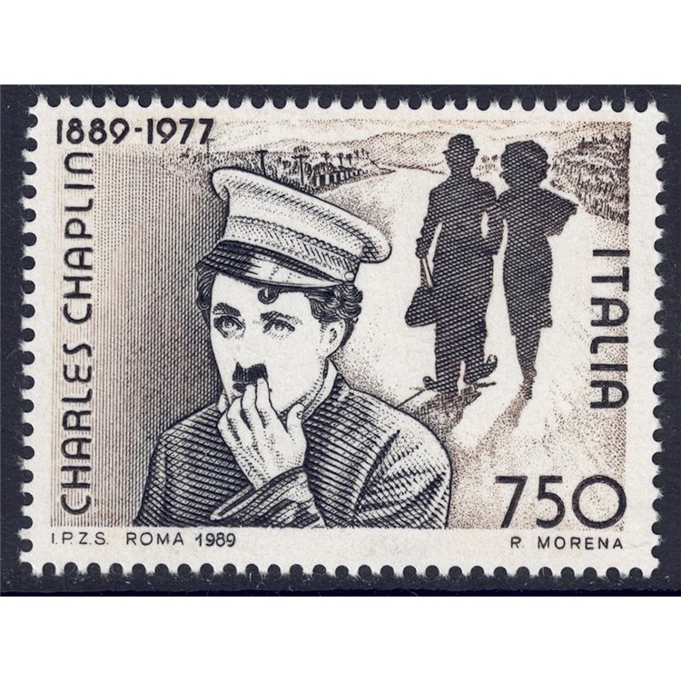 ITALIA 1989 Charles Chaplin MNH**