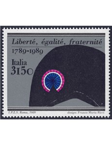ITALIA 1989 Rivoluzione francese MNH**