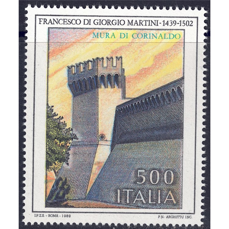 ITALY 1989 Francesco di Giorgio Martini MNH**