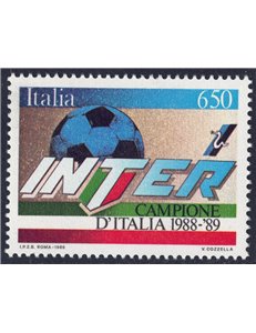 ITALIA 1989 Inter campione MNH**