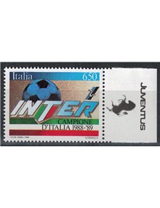 ITALY 1989 Inter champion with appendix MNH**