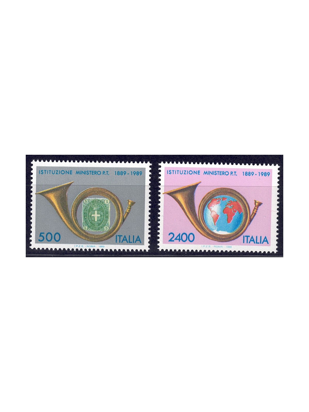 ITALY 1989 Ministry of Post 2v MNH**