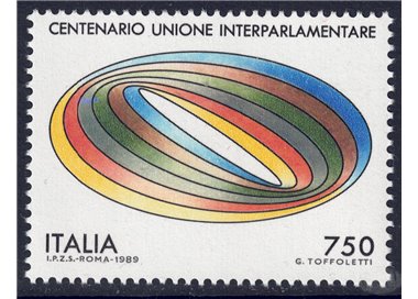 ITALY 1989 Inter-Parliamentary Union MNH**