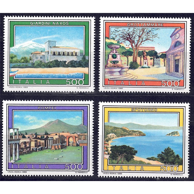 ITALY 1989 Tourism 4v MNH**