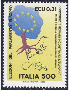 ITALY 1989 European Parliament MNH**