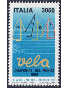 ITALY 1989 World Sailing Championships MNH**