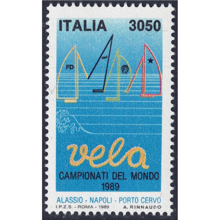 ITALY 1989 World Sailing Championships MNH**