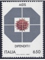 ITALY 1989 Fight against AIDS MNH**