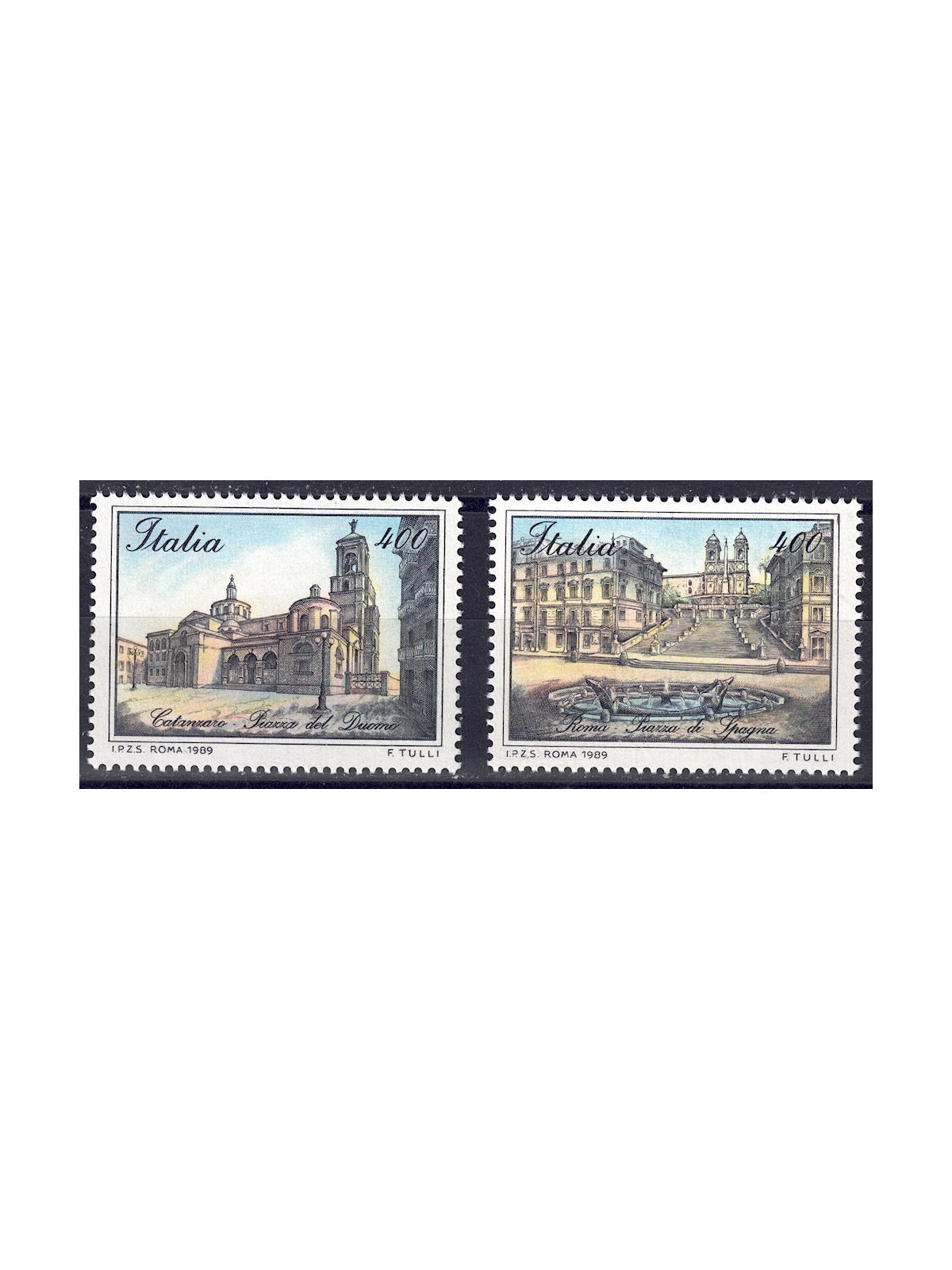 ITALY 1989 Italian Squares 2v MNH**