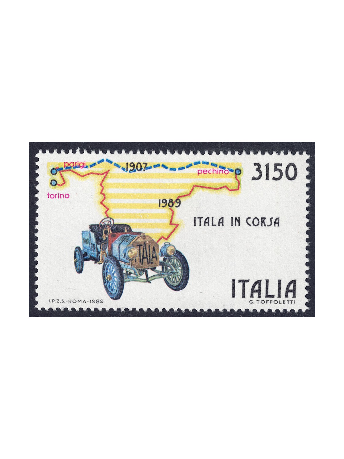 ITALIA 1989 Parigi-Pechino MNH**