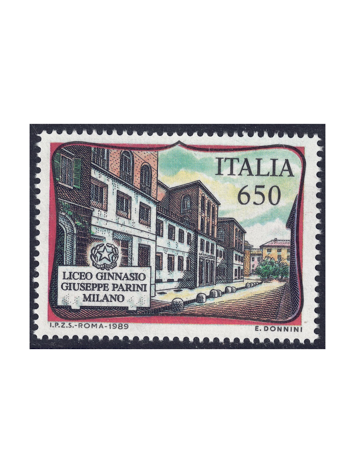 ITALIA 1989 Liceo Giuseppe Parini MNH**