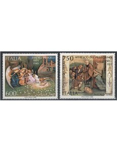 ITALY 1990 Christmas 2v MNH**