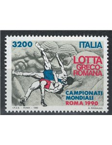ITALY 1990 Greco-Roman Wrestling MNH**
