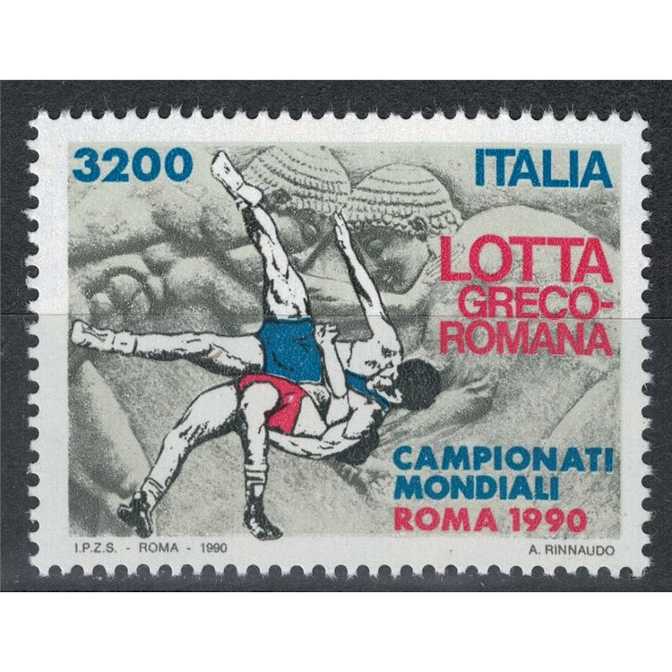 ITALY 1990 Greco-Roman Wrestling MNH**