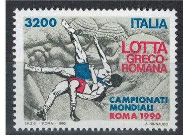 ITALY 1990 Greco-Roman Wrestling MNH**