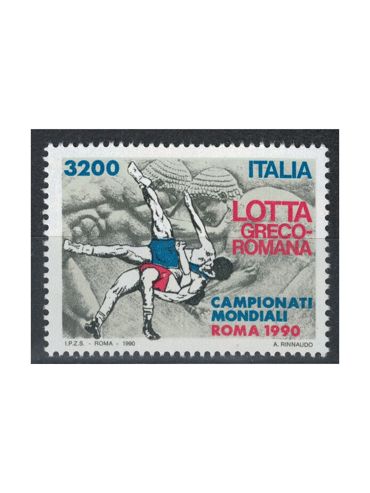 ITALY 1990 Greco-Roman Wrestling MNH**