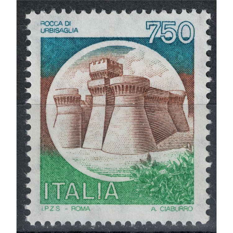 ITALIA 1990 Castelli, Rocca di Urbisaglia MNH**