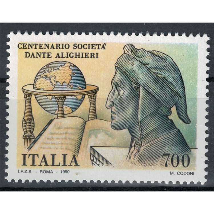 ITALY 1990 Dante Alighieri MNH**