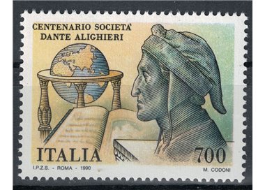 ITALY 1990 Dante Alighieri MNH**
