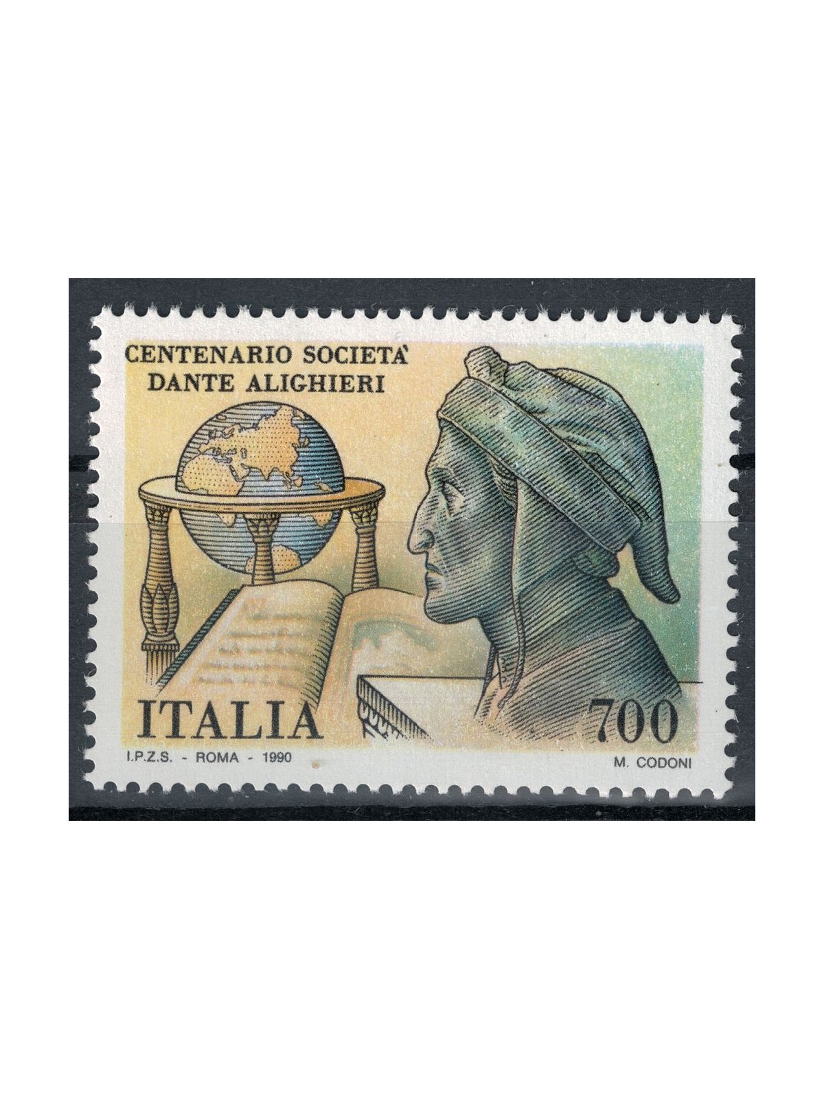 ITALY 1990 Dante Alighieri MNH**