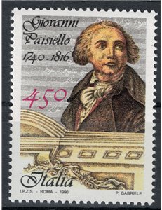 ITALY 1990 Giovanni Paisiello MNH**