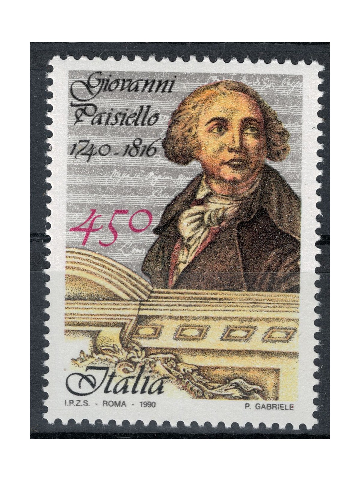 ITALIA 1990 Giovanni Paisiello MNH**