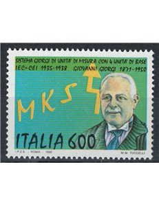 ITALIA 1990 Sistema MKS Giorgi MNH**